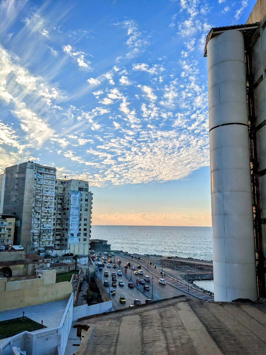 Alexandria hotel view